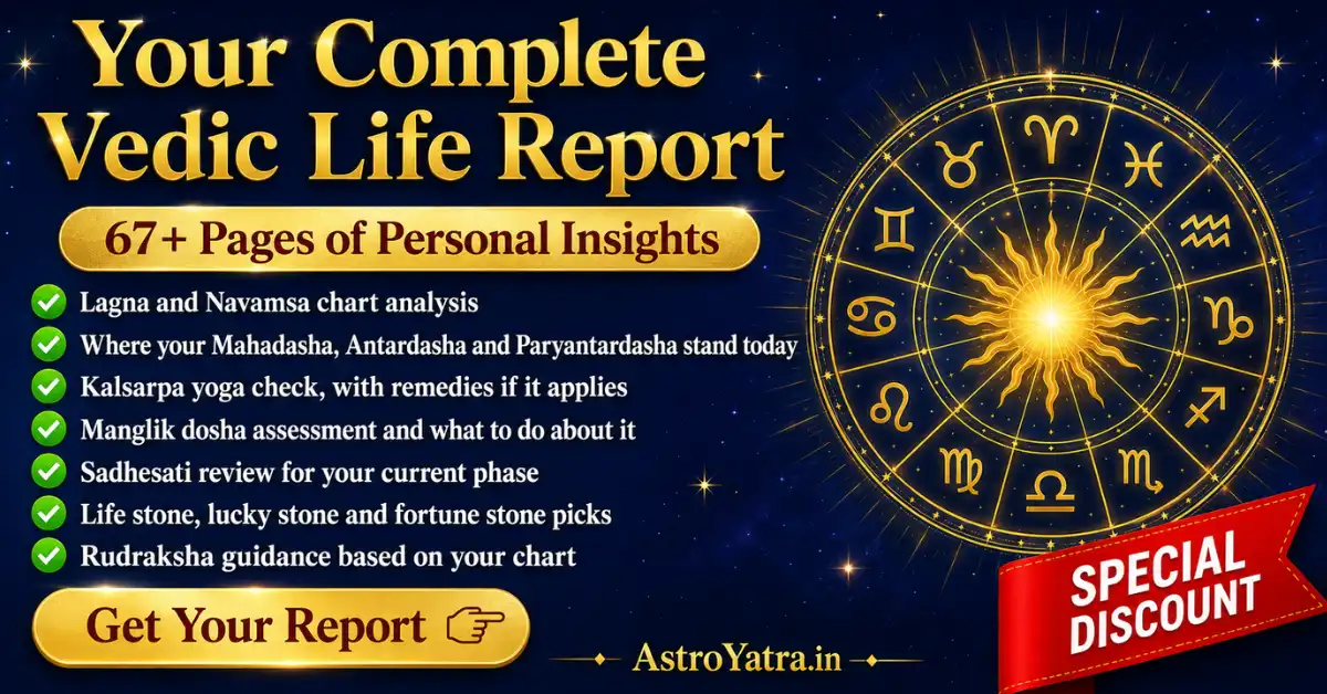 Your Complete Vedic Life Report - Vedic Astrology Report Sample